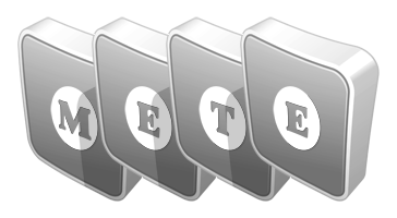 Mete silver logo