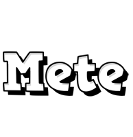 Mete snowing logo