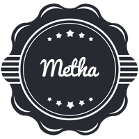 Metha badge logo