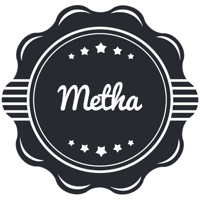 Metha badge logo