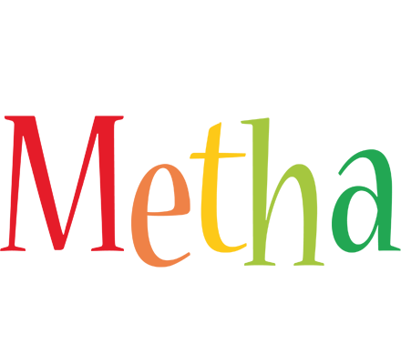 Metha birthday logo