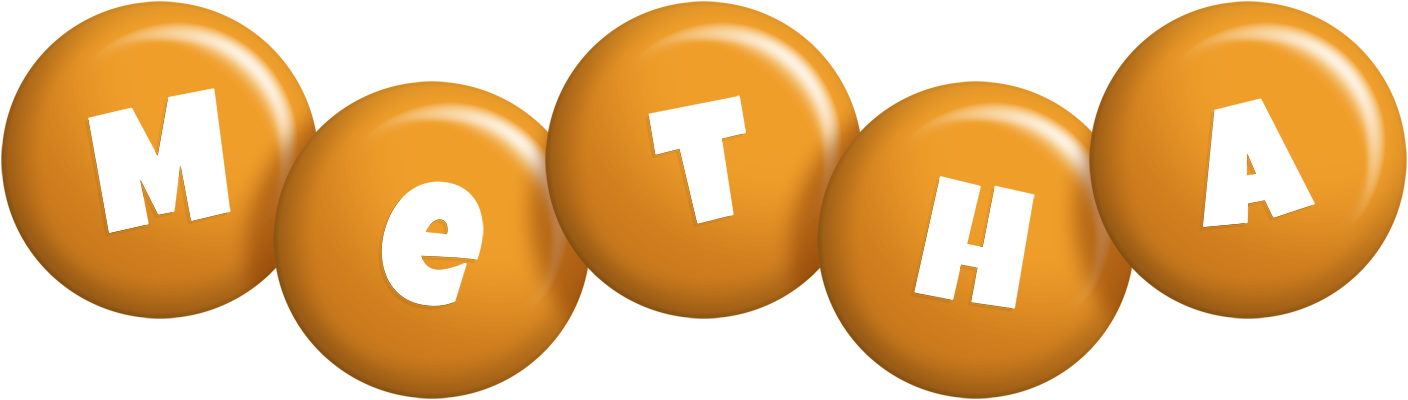 Metha candy-orange logo