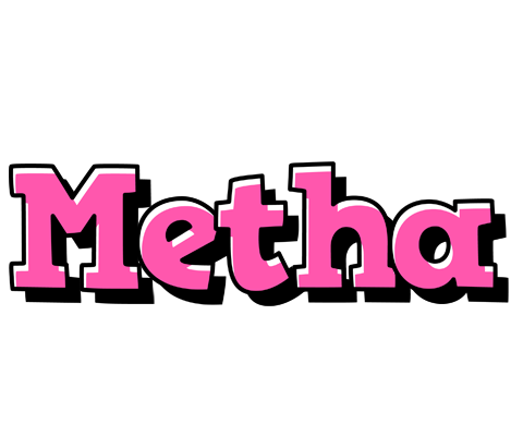 Metha girlish logo
