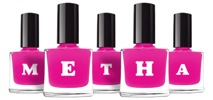 Metha nails logo