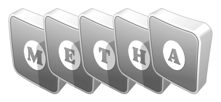 Metha silver logo