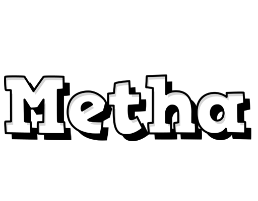 Metha snowing logo