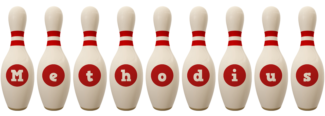 Methodius bowling-pin logo