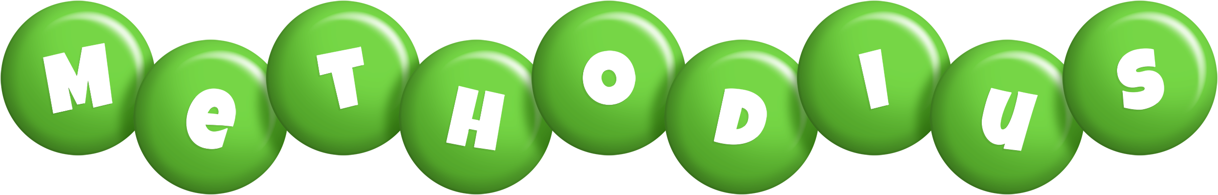 Methodius candy-green logo