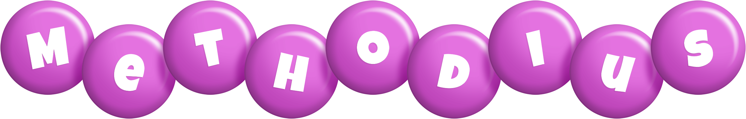 Methodius candy-purple logo