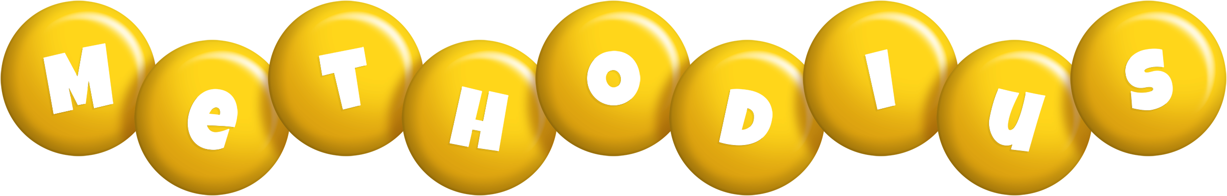 Methodius candy-yellow logo