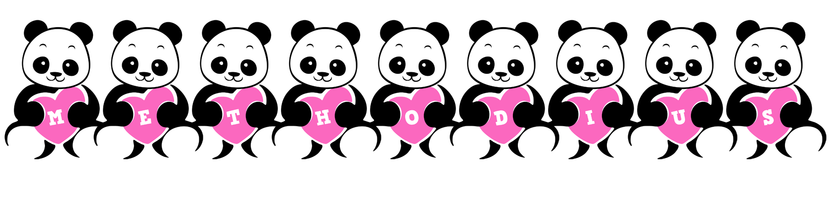Methodius love-panda logo