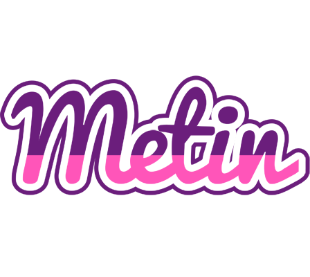 Metin cheerful logo