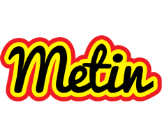 Metin flaming logo