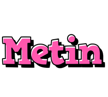 Metin girlish logo