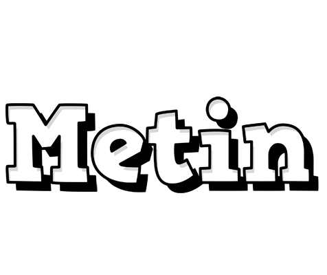 Metin snowing logo