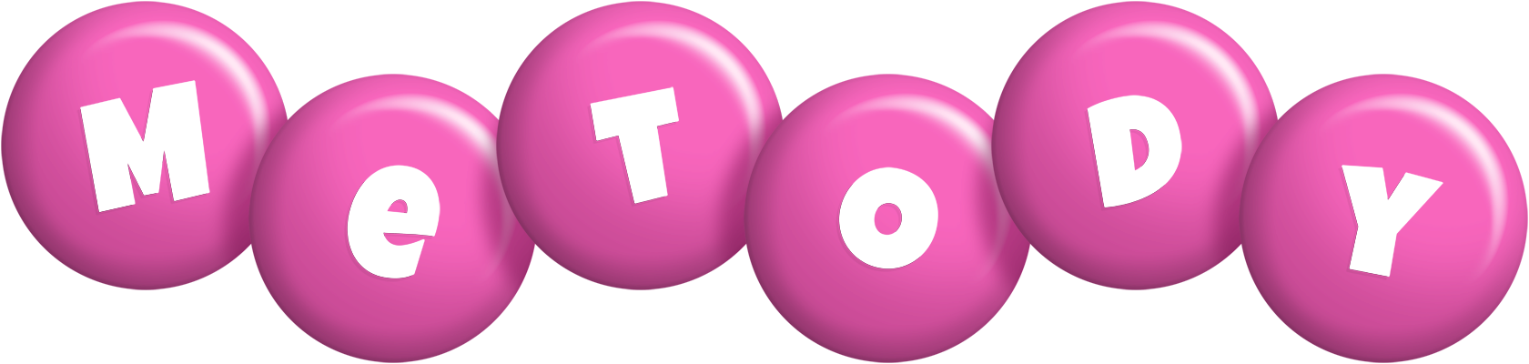 Metody candy-pink logo