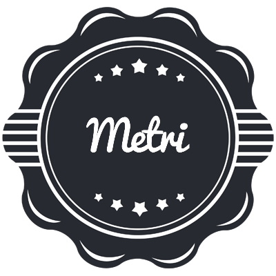 Metri badge logo