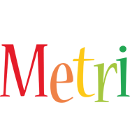 Metri birthday logo