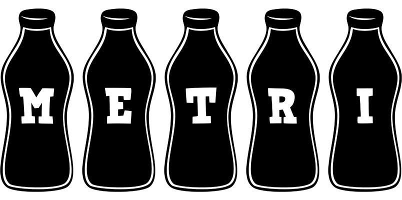 Metri bottle logo