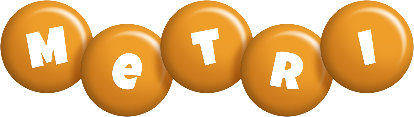 Metri candy-orange logo