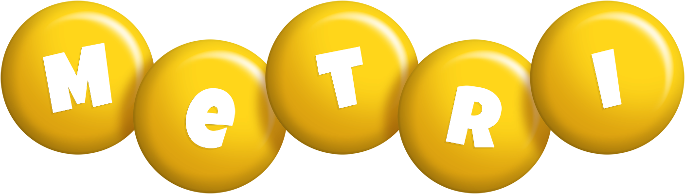 Metri candy-yellow logo