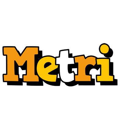 Metri cartoon logo