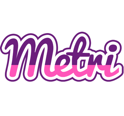 Metri cheerful logo