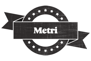 Metri grunge logo