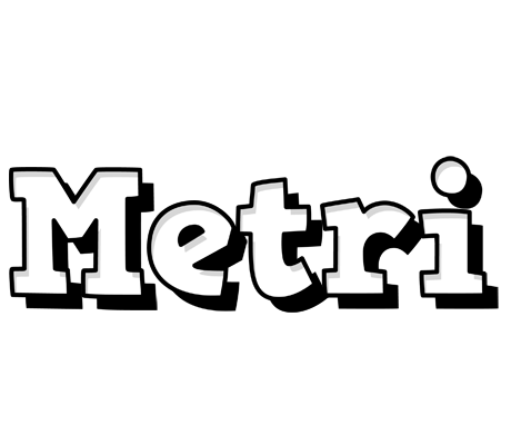 Metri snowing logo