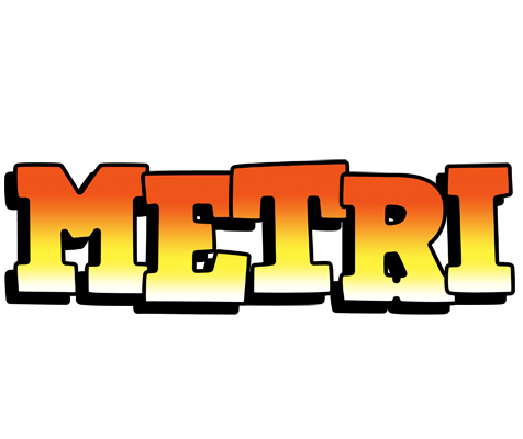 Metri sunset logo