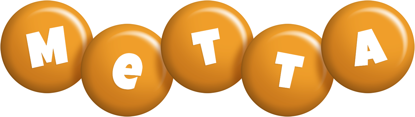 Metta candy-orange logo