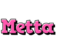 Metta girlish logo