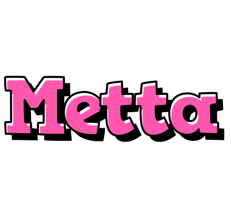 Metta girlish logo