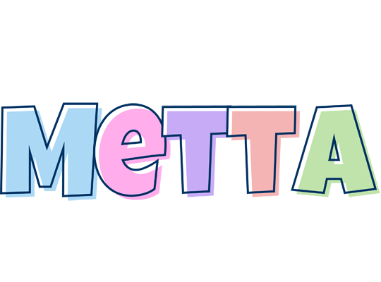 Metta pastel logo