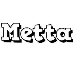 Metta snowing logo