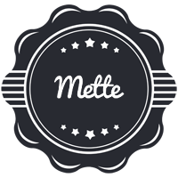 Mette badge logo