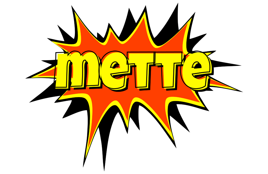 Mette bazinga logo