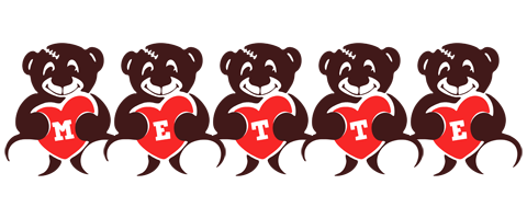 Mette bear logo