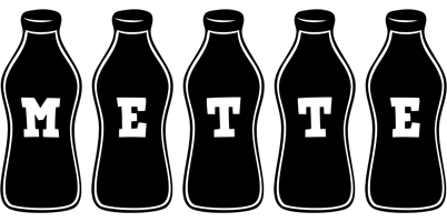 Mette bottle logo