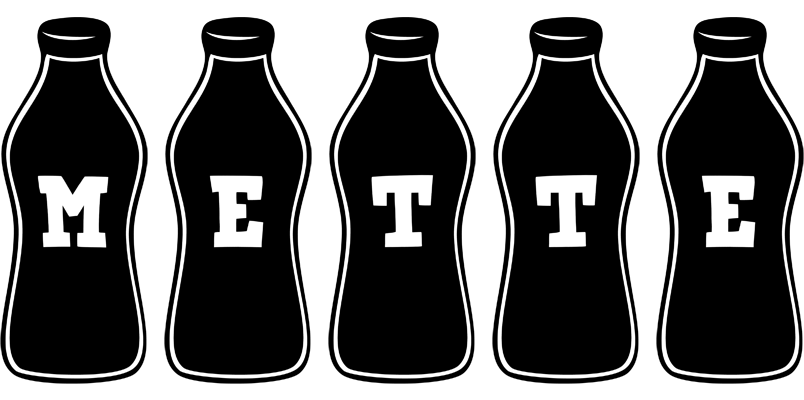 Mette bottle logo