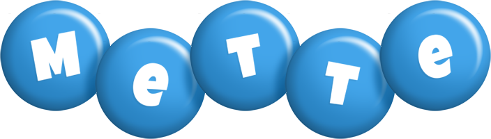 Mette candy-blue logo