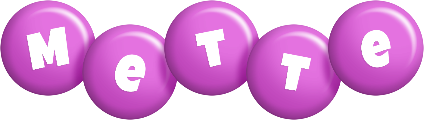 Mette candy-purple logo