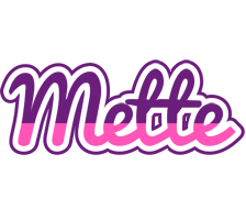 Mette cheerful logo