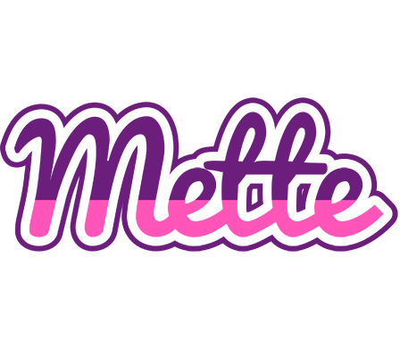 Mette cheerful logo