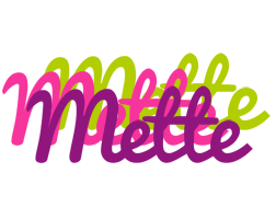 Mette flowers logo