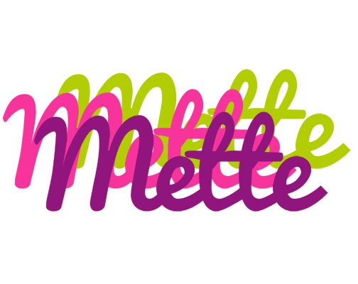 Mette flowers logo