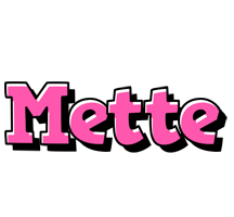 Mette girlish logo