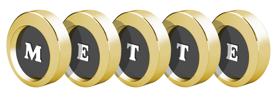 Mette gold logo