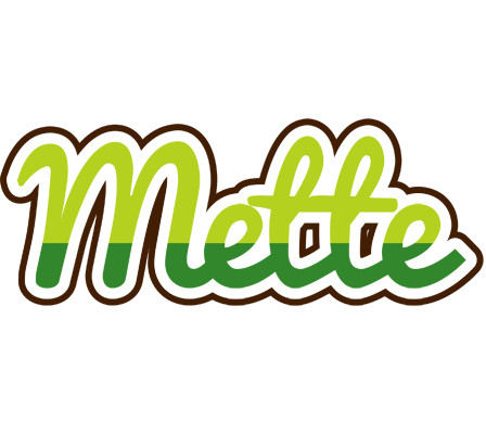 Mette golfing logo