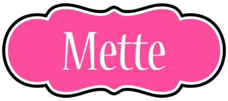 Mette invitation logo
